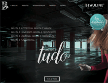 Tablet Screenshot of beauline.com.br